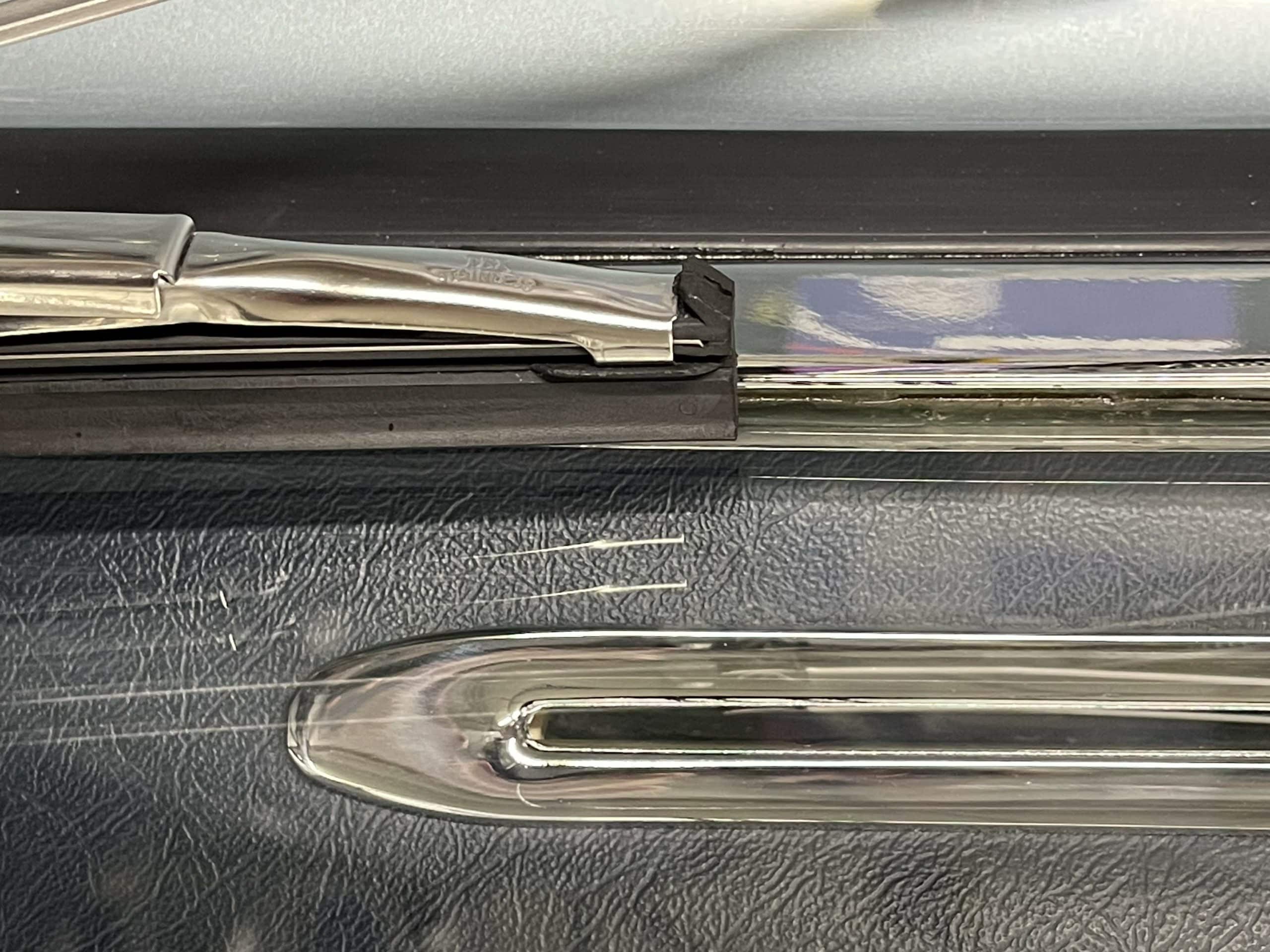 stainless steel wiper blade vs chrome trim