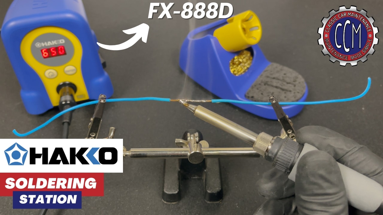 soldering with the hakko FX-888D soldering station