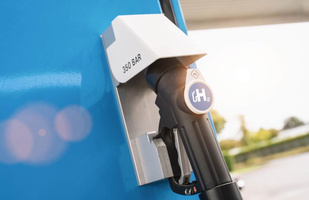 A hydrogen fuel station like the ones that will be closed by Shell